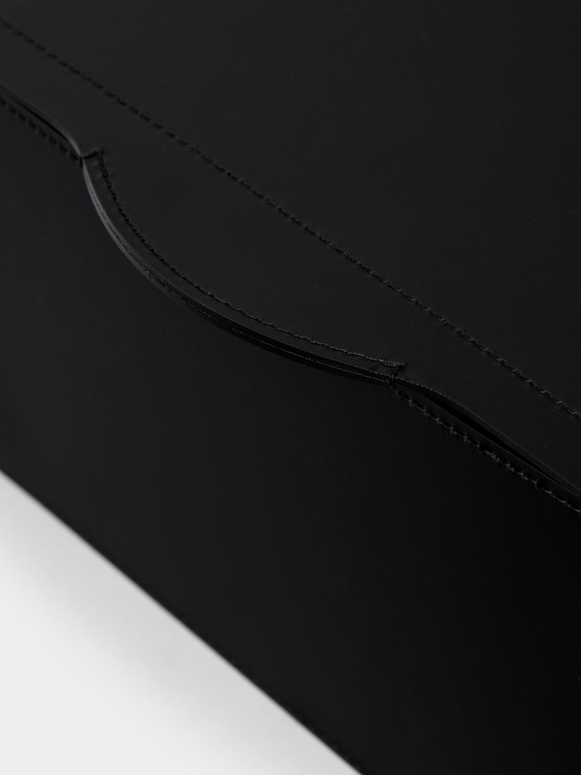 RUDI - Sciuscià Leather Shoe Box - Black - ABASK