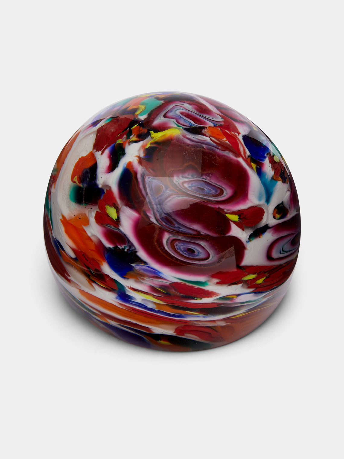 Antique and Vintage - 1970s Millefiori Murano Glass Paperweight - Multiple - ABASK - 
