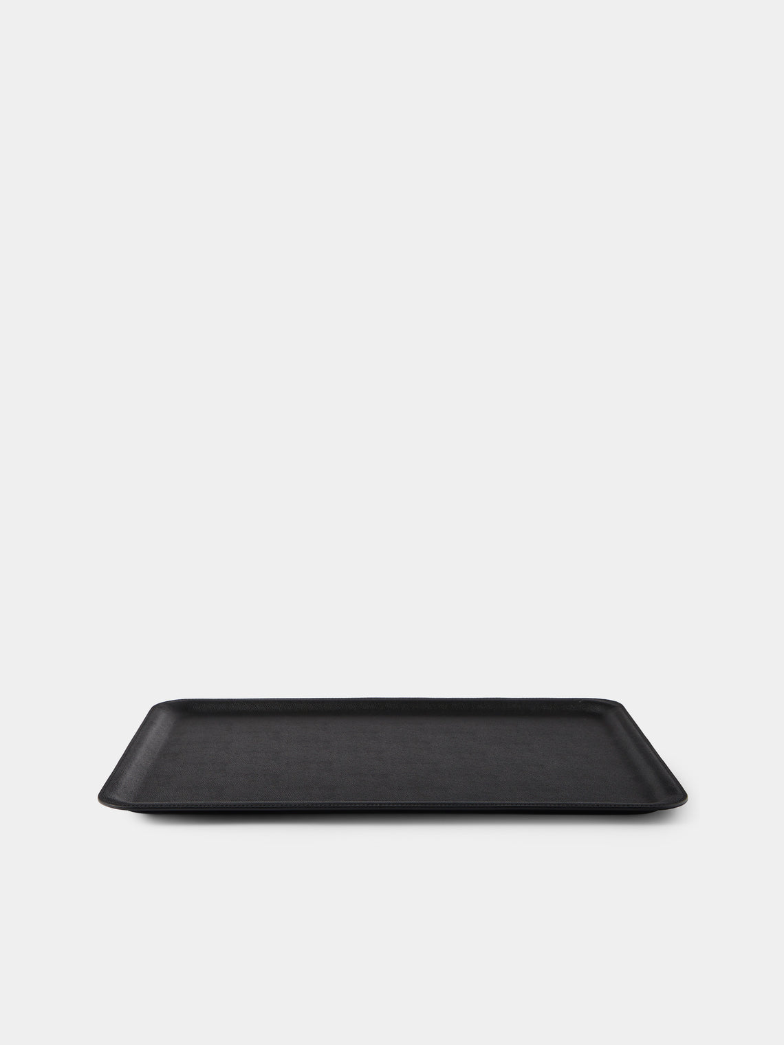 Giobagnara - Miramar Leather Tray (20in/51cm) - Black - ABASK