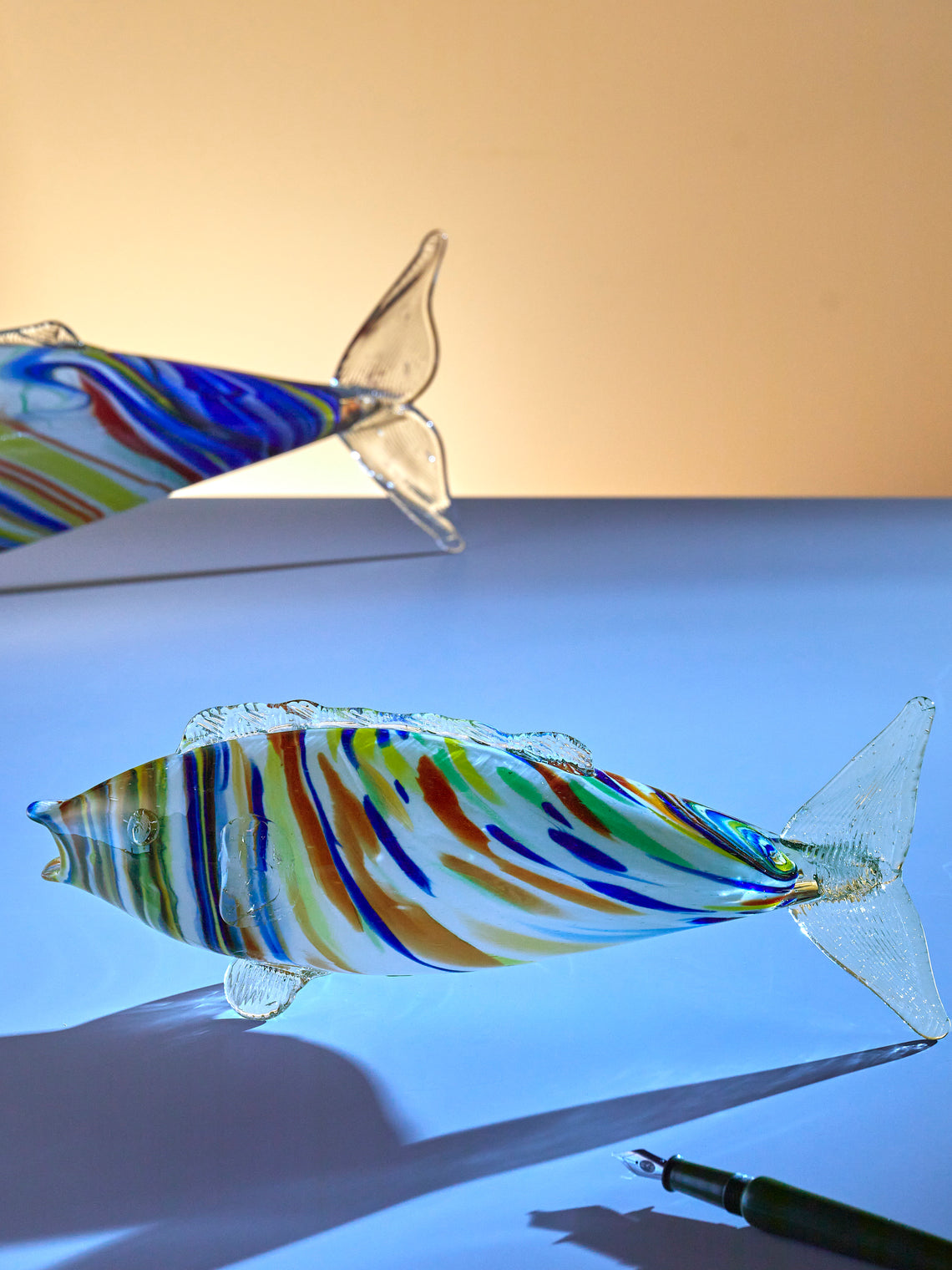 Antique and Vintage - Mid-Century Glass Fish Sculpture - Multiple - ABASK