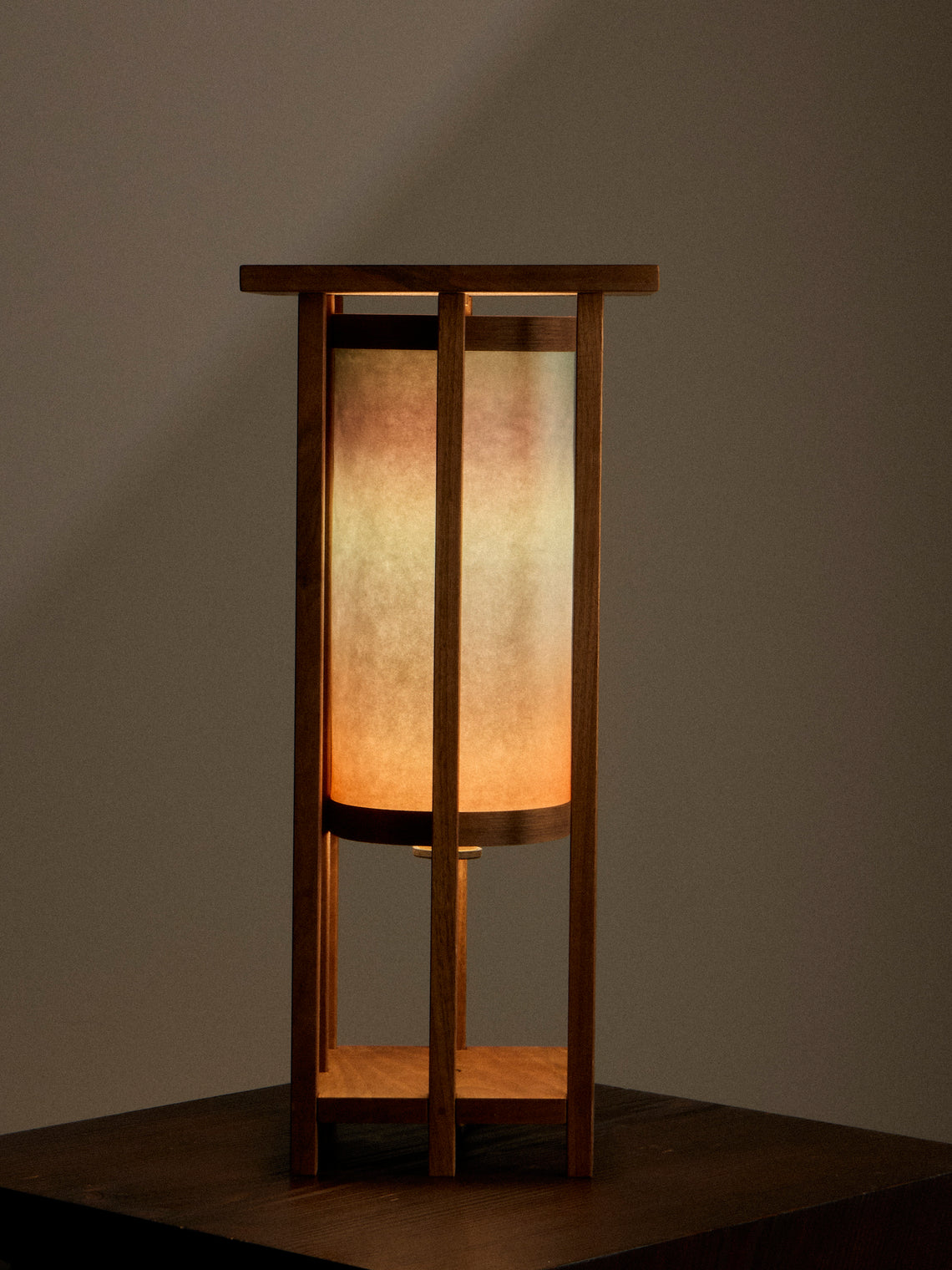 Maxime Prange - Doro Walnut and Washi Paper Table Lamp - Multiple - ABASK
