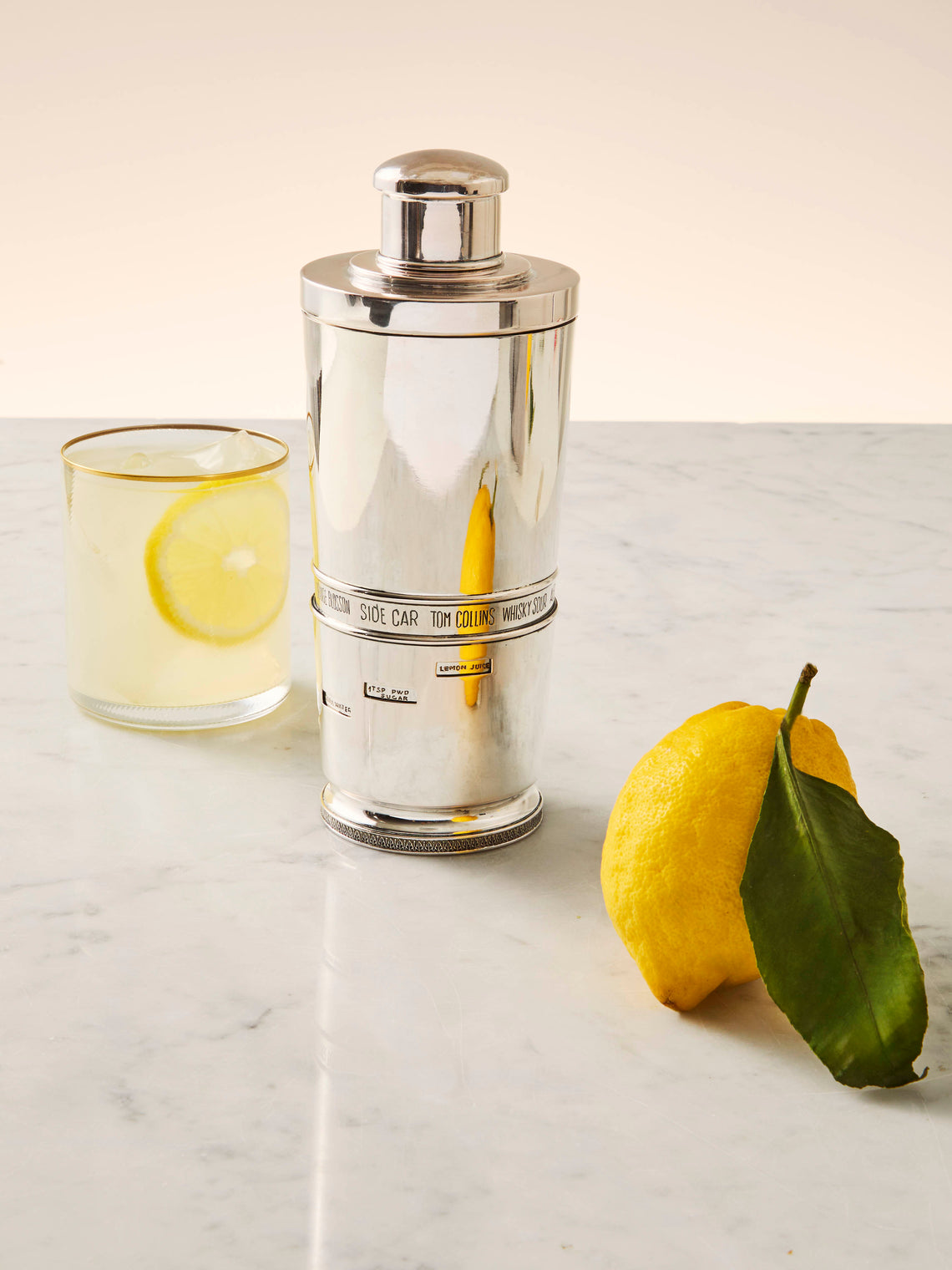 Antique and Vintage - 1940s Malabo Solid Silver Cocktail Shaker - Silver - ABASK