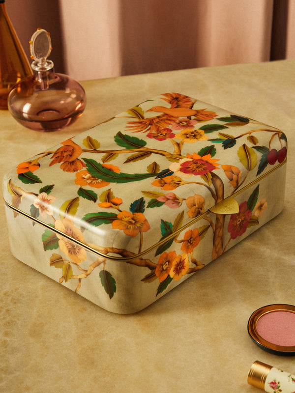 Silvia Furmanovich - Bird Marquetry Wood Jewellery Box -  - ABASK