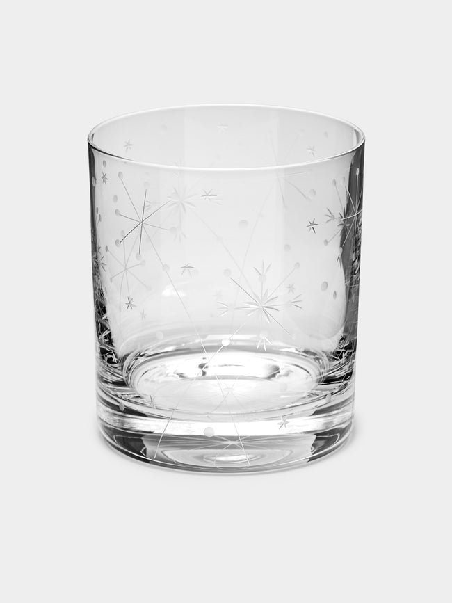 Artel - Fireworks Hand-Engraved Crystal Double Old Fashioned Glass -  - ABASK - 