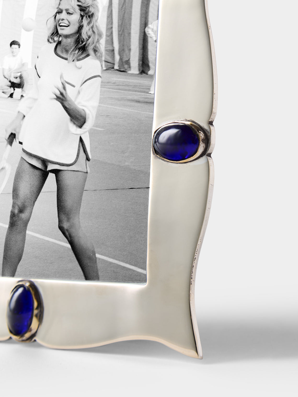 Antique and Vintage - 1950s Silver-Plated and Glass Photo Frame - Silver - ABASK