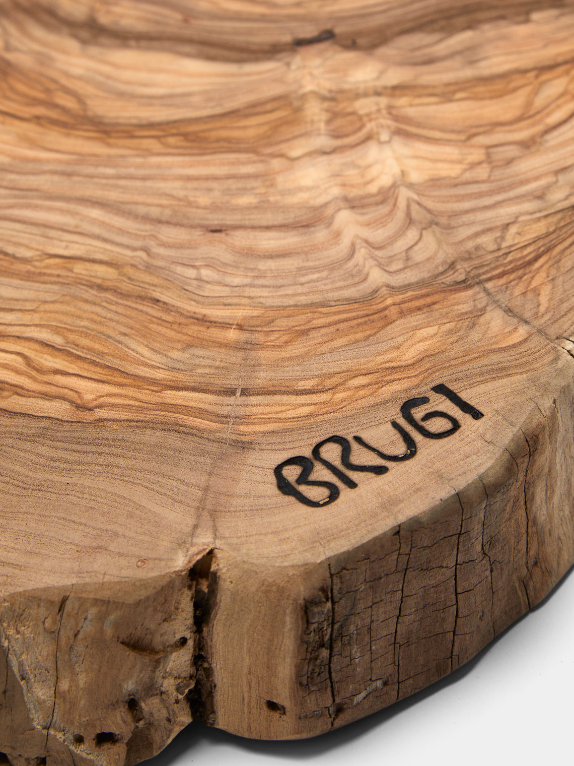 Art Brugi - Hand-Carved Olivewood Cheese Board - Brown - ABASK