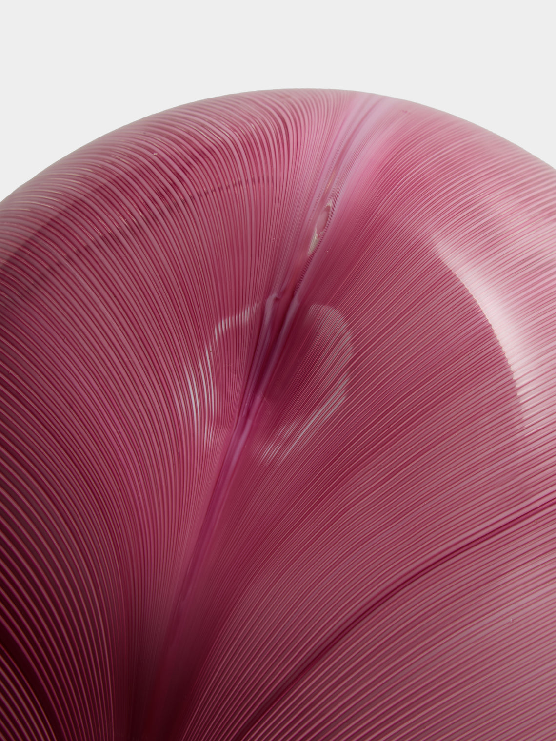 Antique and Vintage - 1982 Venini Glass Bowl - Pink - ABASK