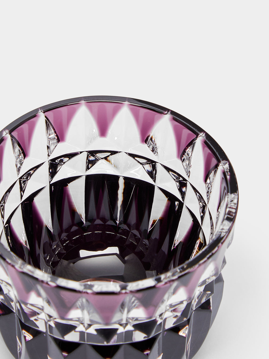 Cristallerie De Montbronn - Seville Hand-Blown Crystal Candle Holder -  - ABASK