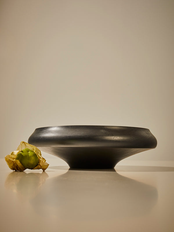 Abigail Castaneda - Lacuna 3 Graphite Maple Wood Bowl - Black - ABASK