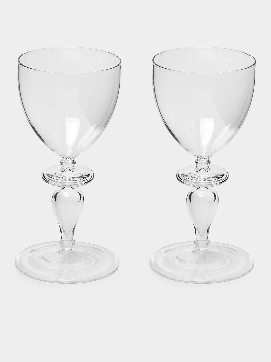 Astier de Villatte - Adrien Hand-Blown Wine Glass (Set of 2) - Clear - ABASK