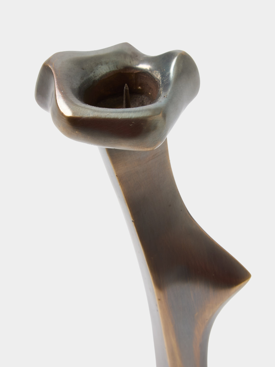 Shaha Raphael - Coven 02 Hand-Cast Brass Candle Holder - Brown - ABASK