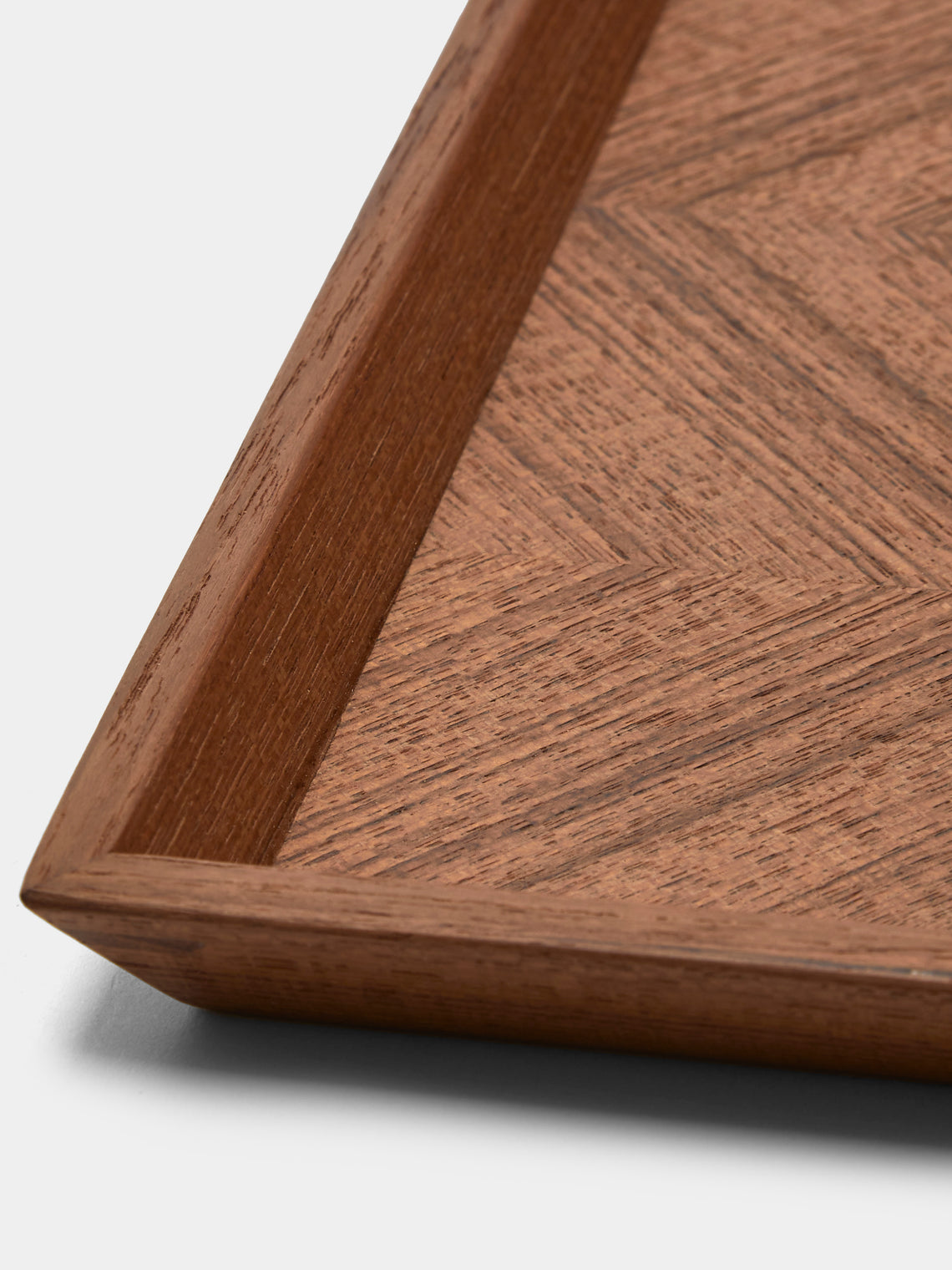 Mori Kougei - Poke Teak Square Tray (10.5in/26.5cm) - Brown - ABASK