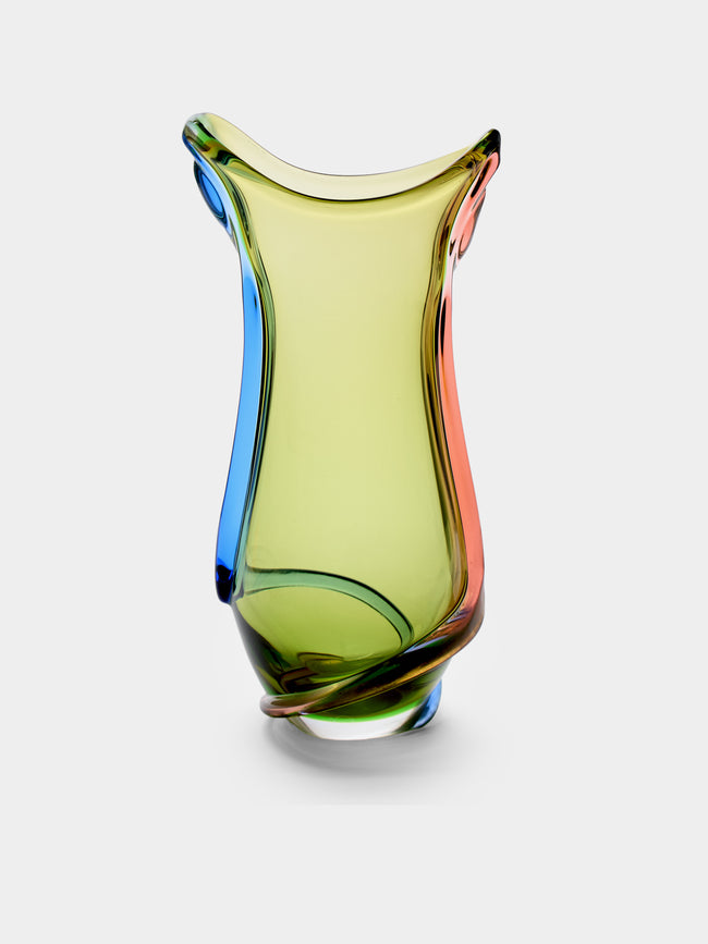 Vintage Montpellier - 20th-Century Daum Crystal Vase (17in/43cm) - Clear - ABASK - 