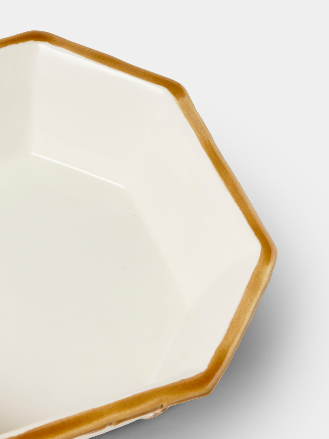 Verdolini - Bamboo Hand-Painted Ceramic Cereal Bowl - White - ABASK