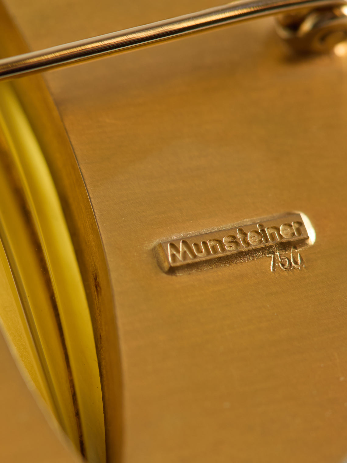 Mahnaz Collection - Vintage 1970 Atelier Munsteiner Erotika 18-Karat Yellow Gold, Yellow Beryl and Agate Pendant Brooch -  - ABASK