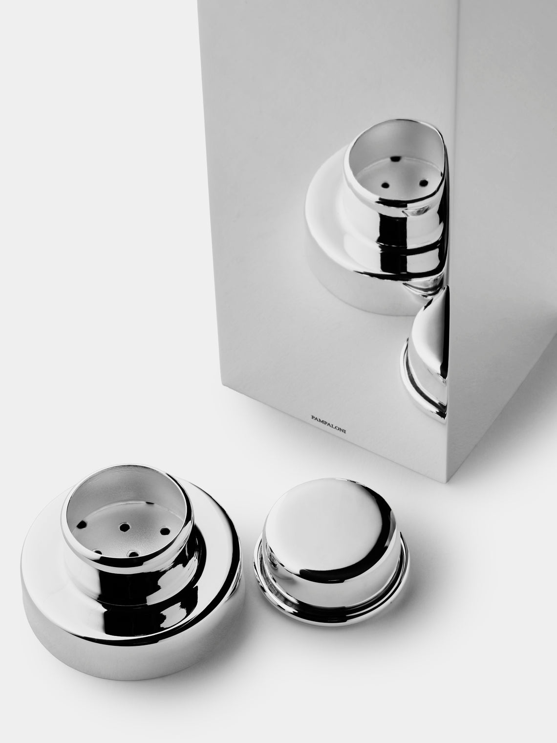 Pampaloni - Silver-Plated Square Cocktail Shaker - Silver - ABASK