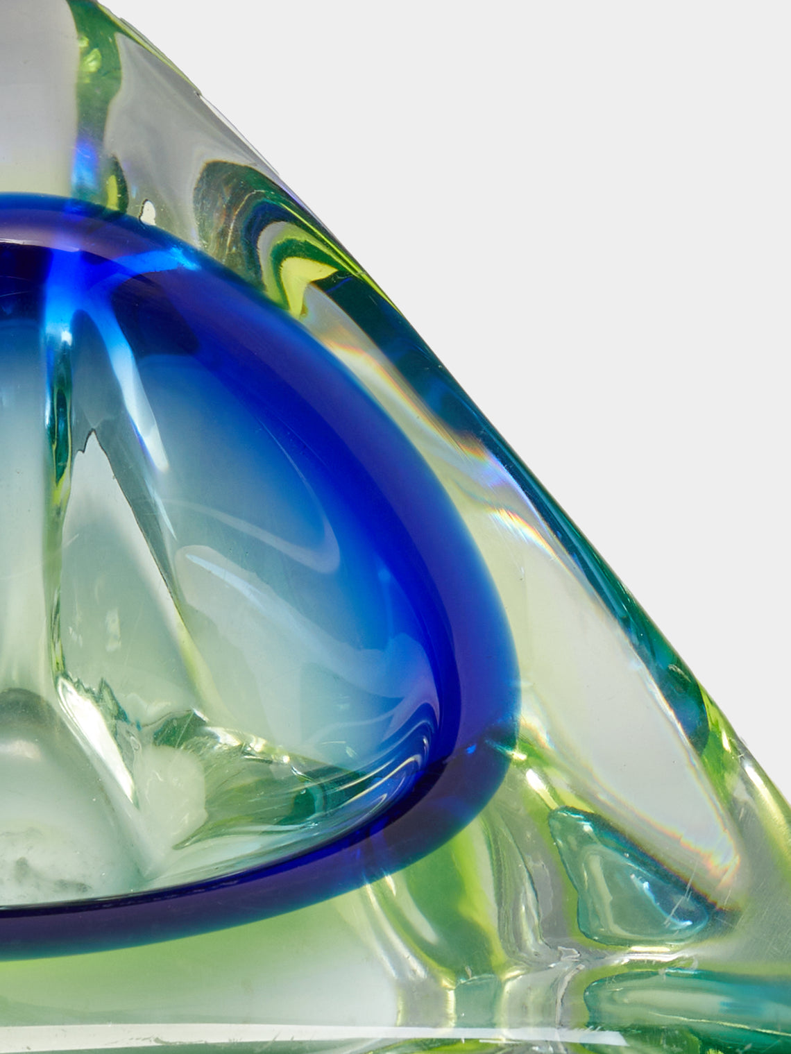 Antique and Vintage - 1960s Flavio Poli Murano Glass Ashtray -  - ABASK