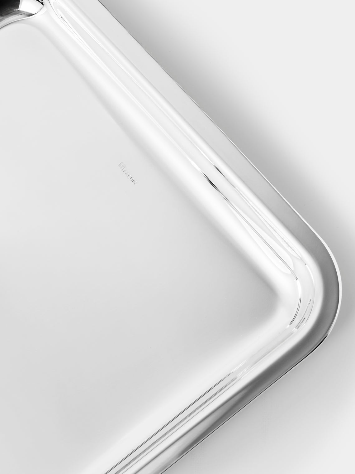 Ercuis - Silver-Plated Tray (11in/28cm) - Silver - ABASK