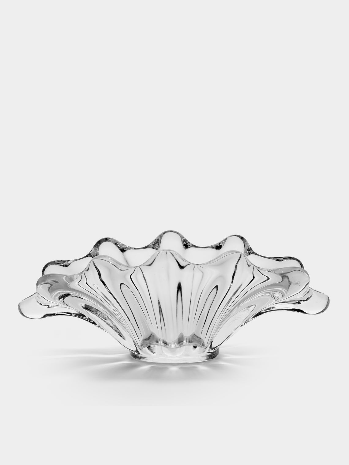Vintage Montpellier - 1970s Saint Louis Crystal Bowl - Clear - ABASK - 