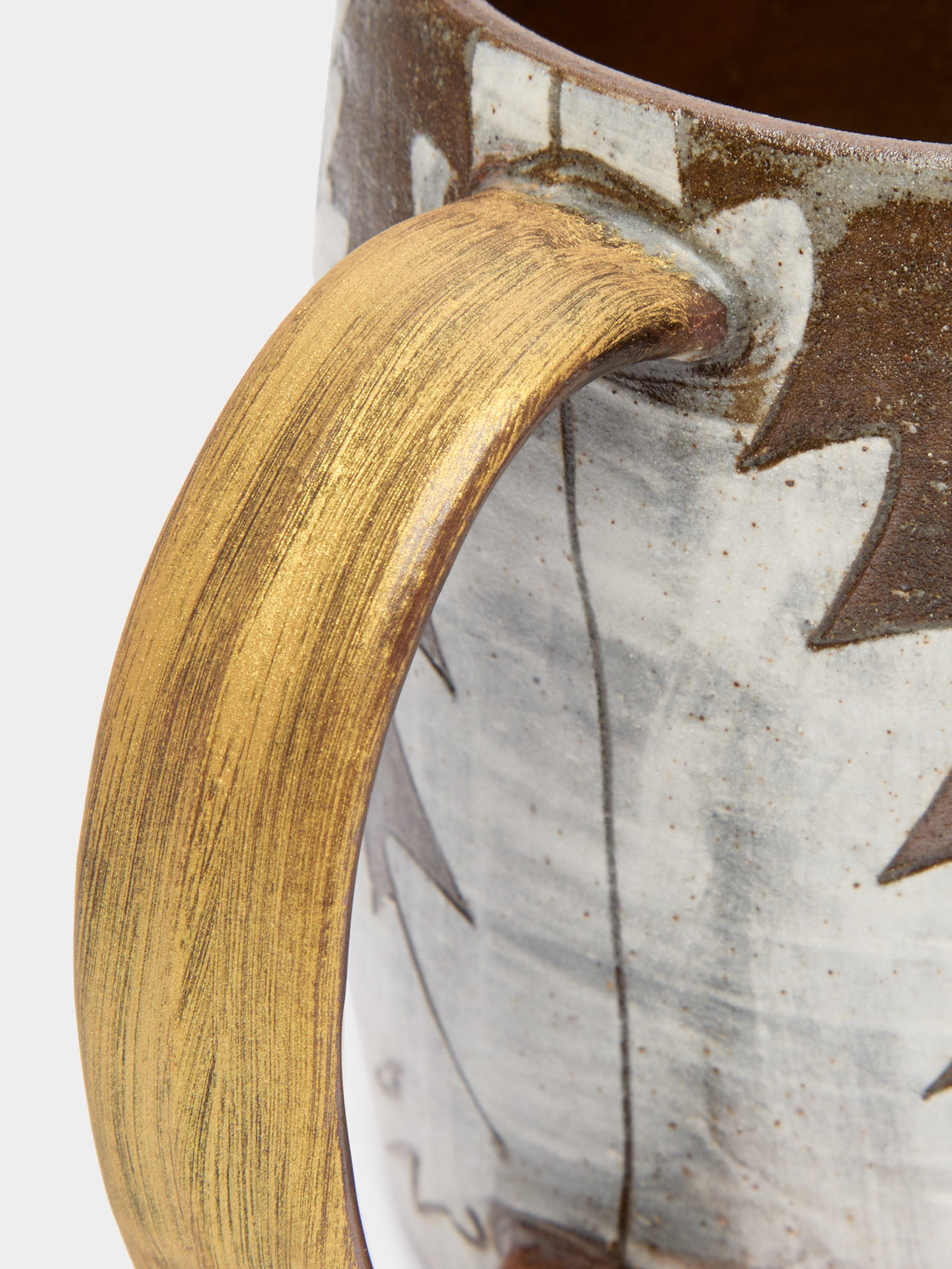 Na Yong-hwan - Peony Buncheong Mug (Set of 2) - Brown - ABASK