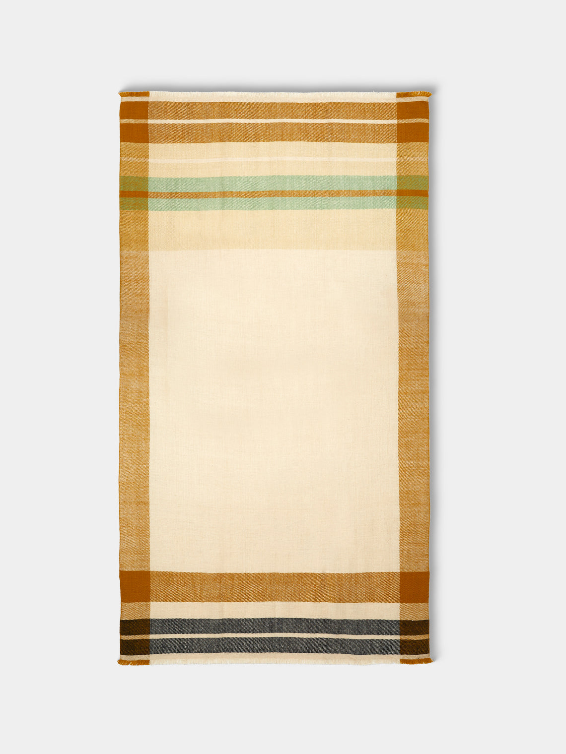 Me & K - Cashmere Striped Blanket (75in/1.9m) - Multiple - ABASK