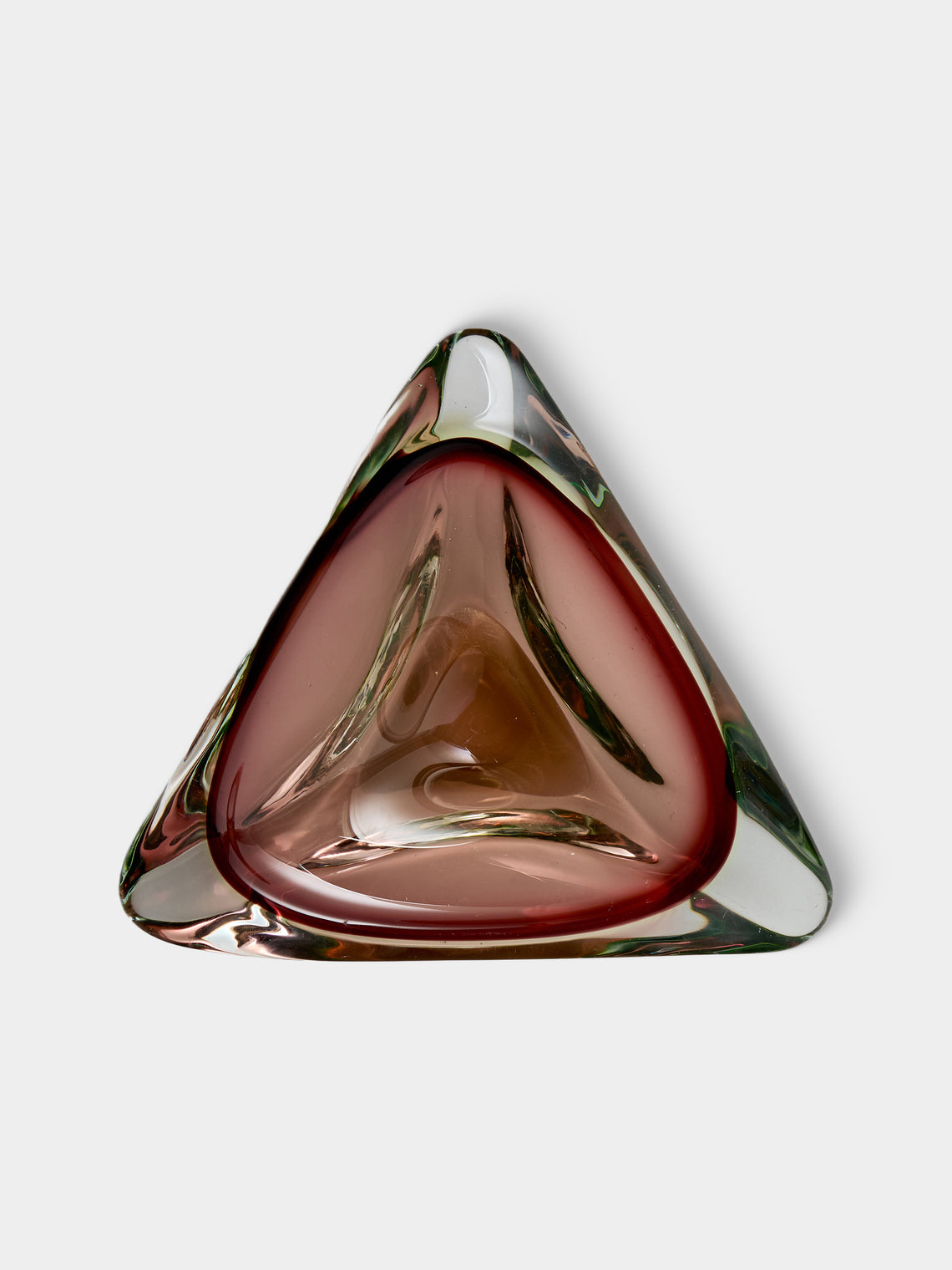 Antique and Vintage - Mid-Century Murano Glass Ashtray - Purple - ABASK