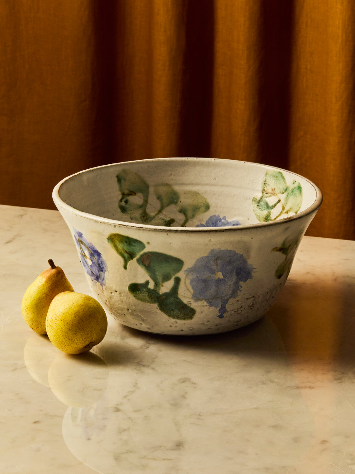 Antique and Vintage - Mid-Century Albert Thiry Ceramic Bowl - Beige - ABASK