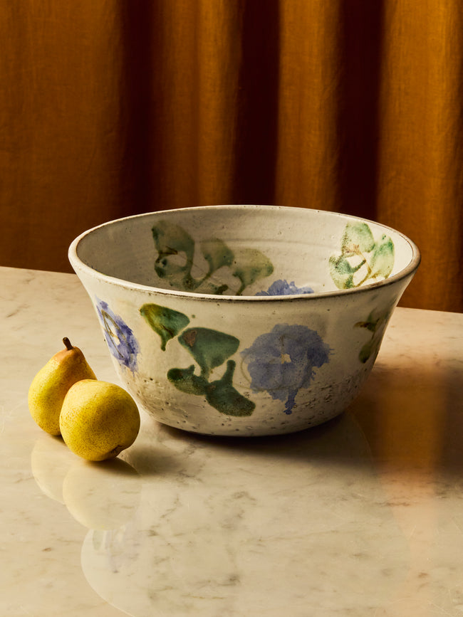 Antique and Vintage - Mid-Century Albert Thiry Ceramic Bowl - Beige - ABASK