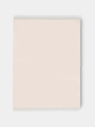 Begg x Co - Arran Cashmere Throw (72in/1.8m) - Cream - ABASK - 