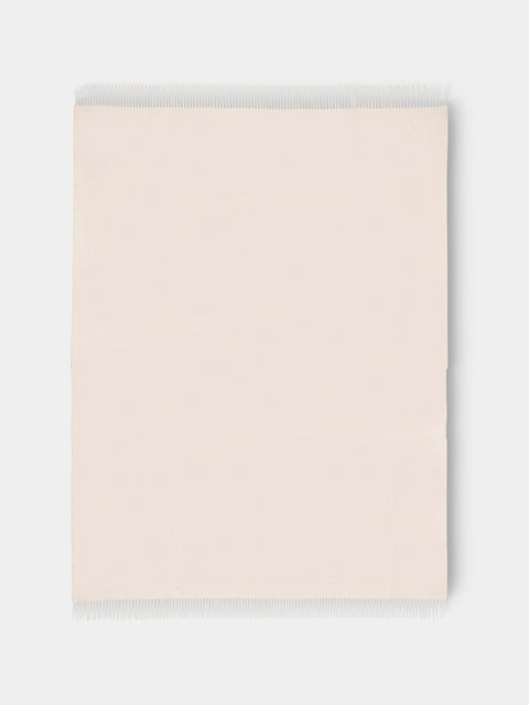 Begg x Co - Arran Cashmere Throw (72in/1.8m) - Cream - ABASK - 