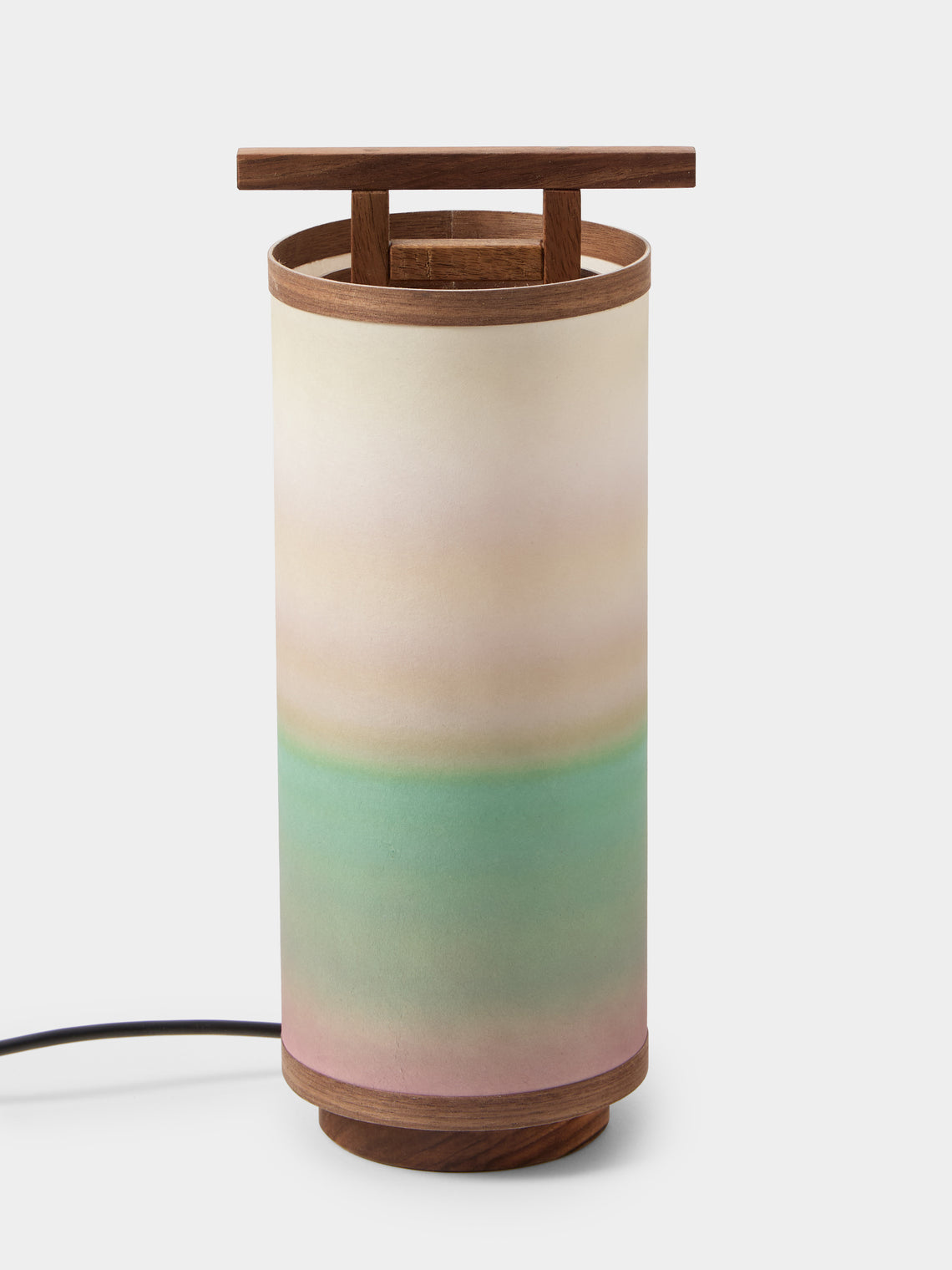 Maxime Prange - Torii Walnut and Washi Paper Small Table Lamp - Multiple - ABASK
