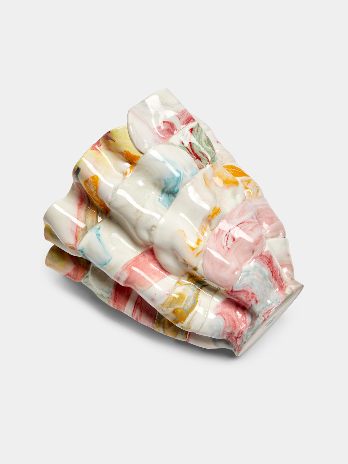 Luisa Maisel - Glossy Porcelain Vase (10in/25cm) - Multiple - ABASK