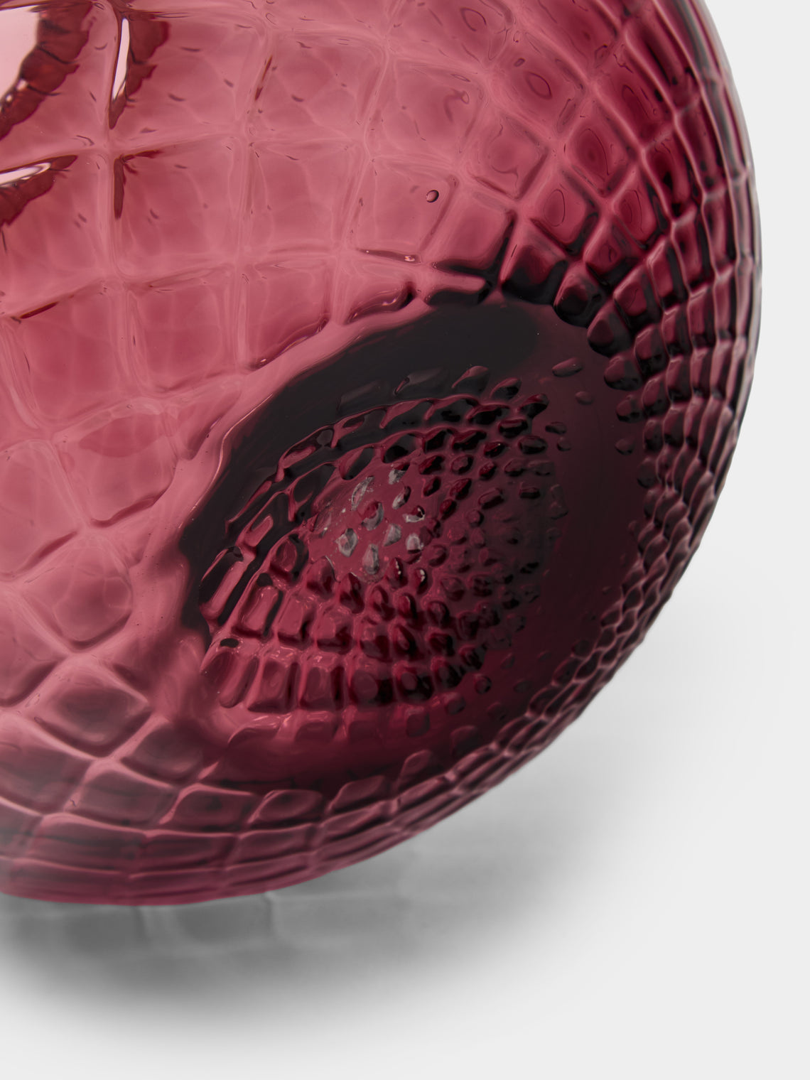 Venini - Monofiore Balloton Hand-Blown Murano Glass Vase (8in/20.5cm) - Pink - ABASK