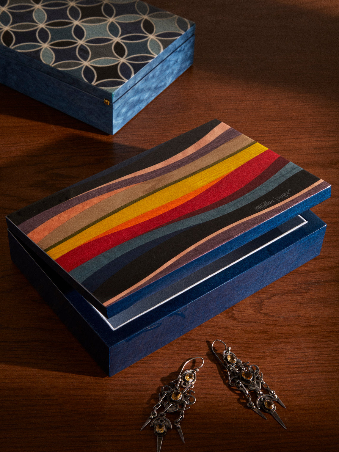 Mastellone Giuseppe - Wood Inlay Jewelry Box - Multiple - ABASK