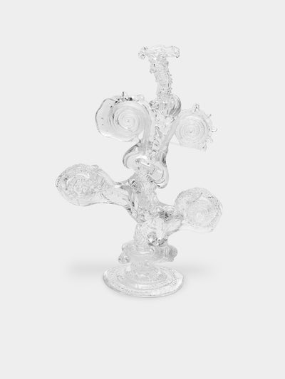 Alexander Kirkeby - Hand-Blown Crystal Candlestick -  - ABASK - 
