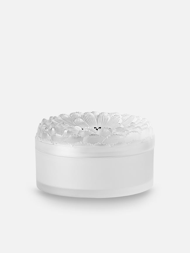 Lalique - Dahlia No. 2 Crystal Box - Clear - ABASK - 