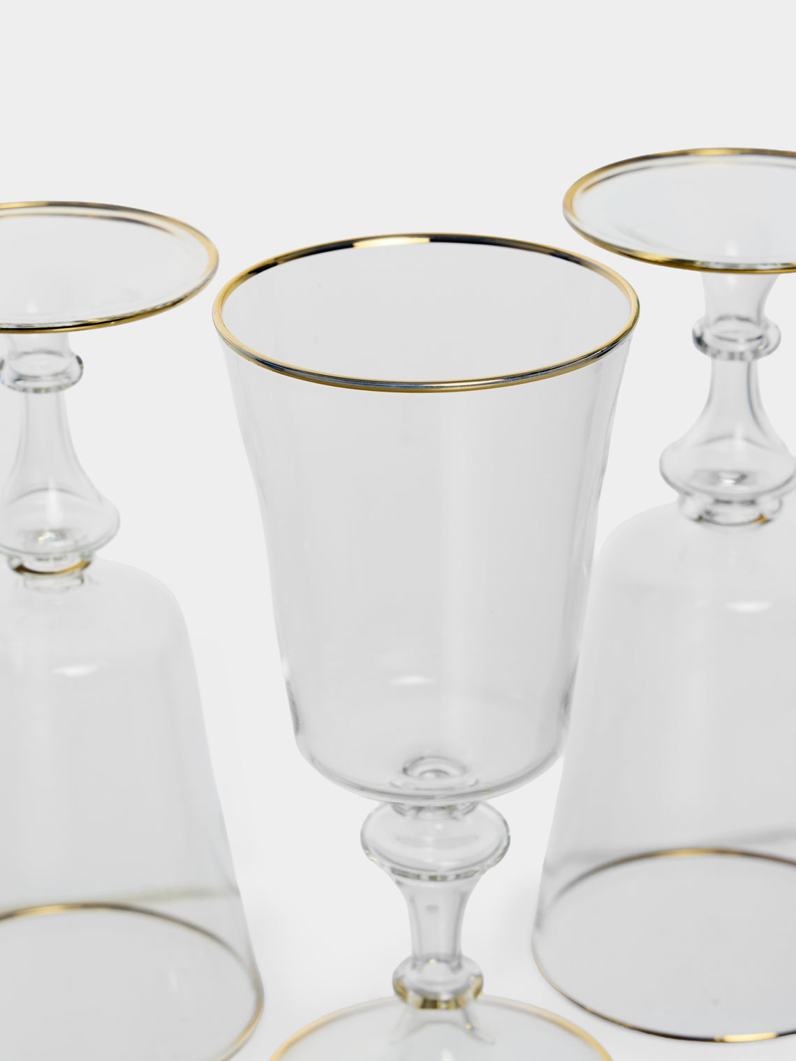 Alya Tannous - | Set of 6 | Vienna Large Wine Glasses - Clear - ABASK