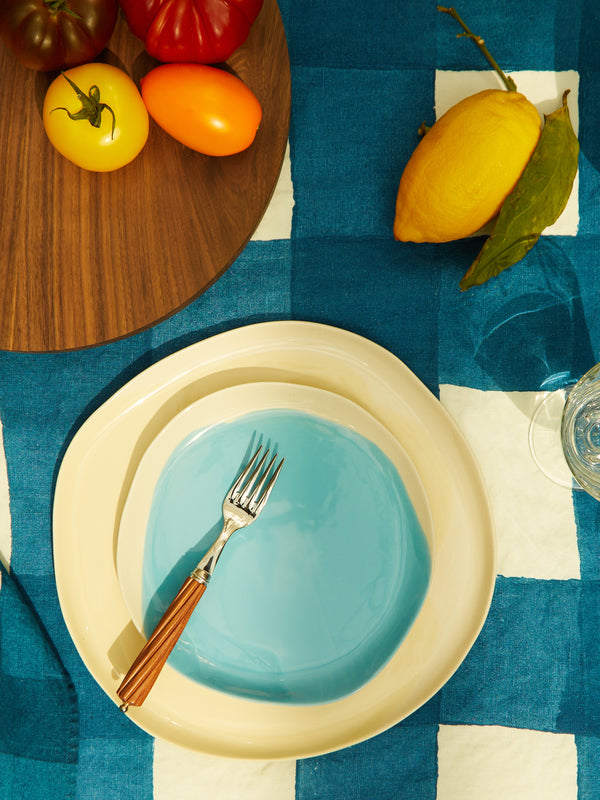 Pottery & Poetry - Hand-Glazed Porcelain Side Plates (Set of 4) -  - ABASK