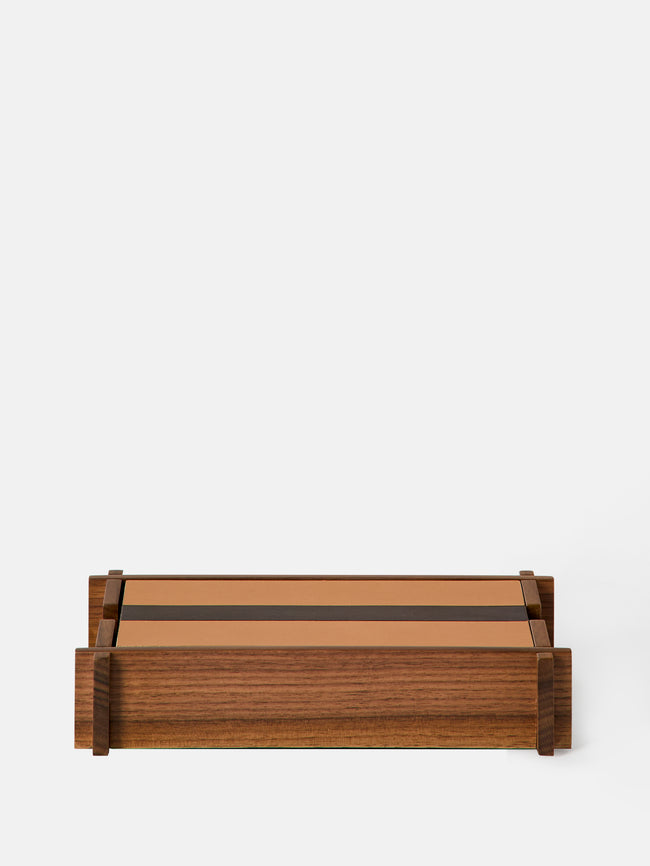 Giobagnara - Structura Leather and Wood Box - Brown - ABASK - 