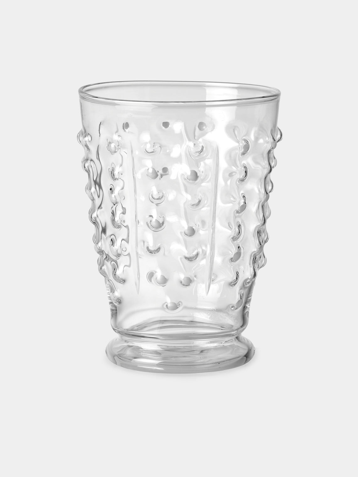 Alya Tannous - | Set of 2 | Hand-Blown Glass Bud Vases - Clear - ABASK