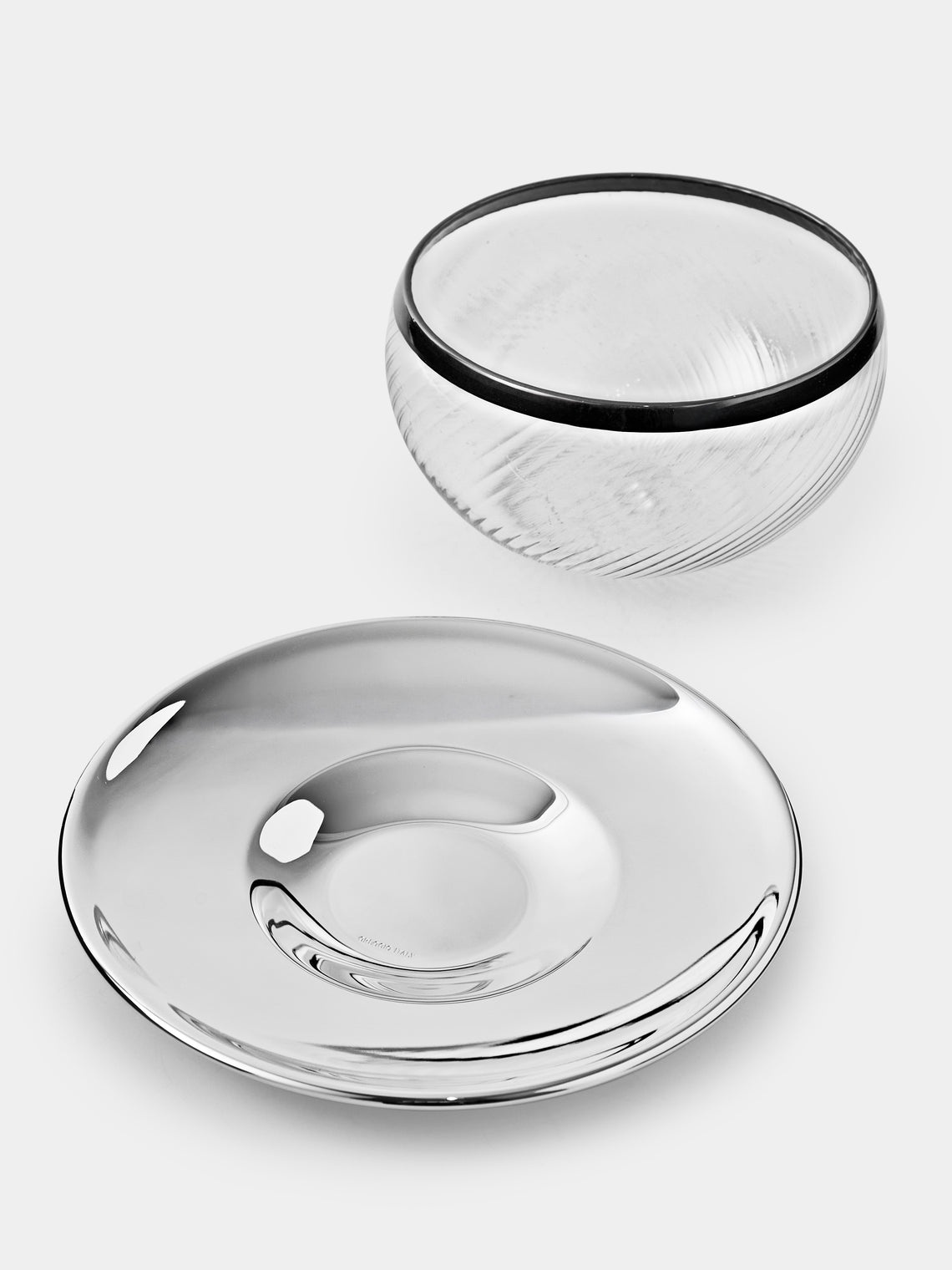 Greggio - Silver-Plated Dessert Bowl - Silver - ABASK