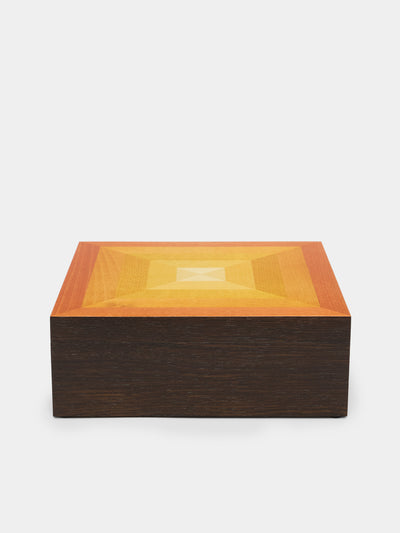 Kevin Stamper - Albers Wood Desk Box - Yellow - ABASK - 