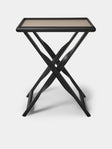 Giobagnara - Elica Leather and Wood Serving Table - Beige - ABASK - 