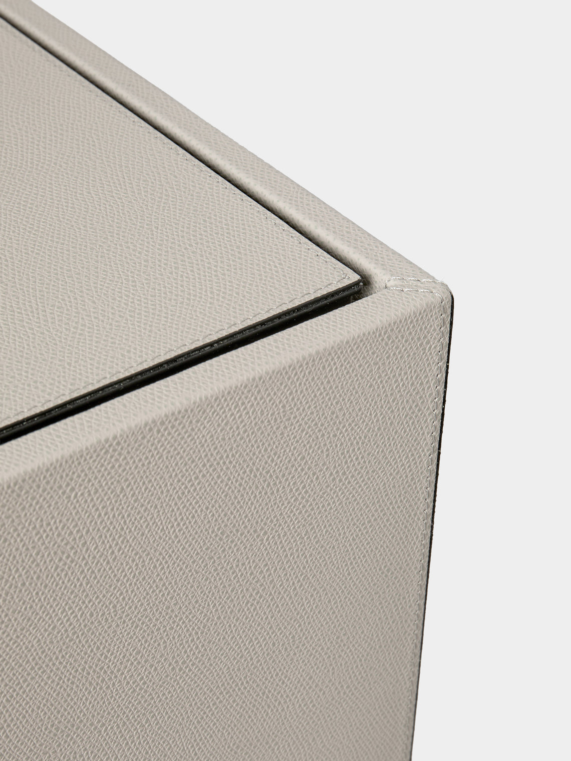 Giobagnara - Groove Leather Pedal Bin - Light Gray - ABASK