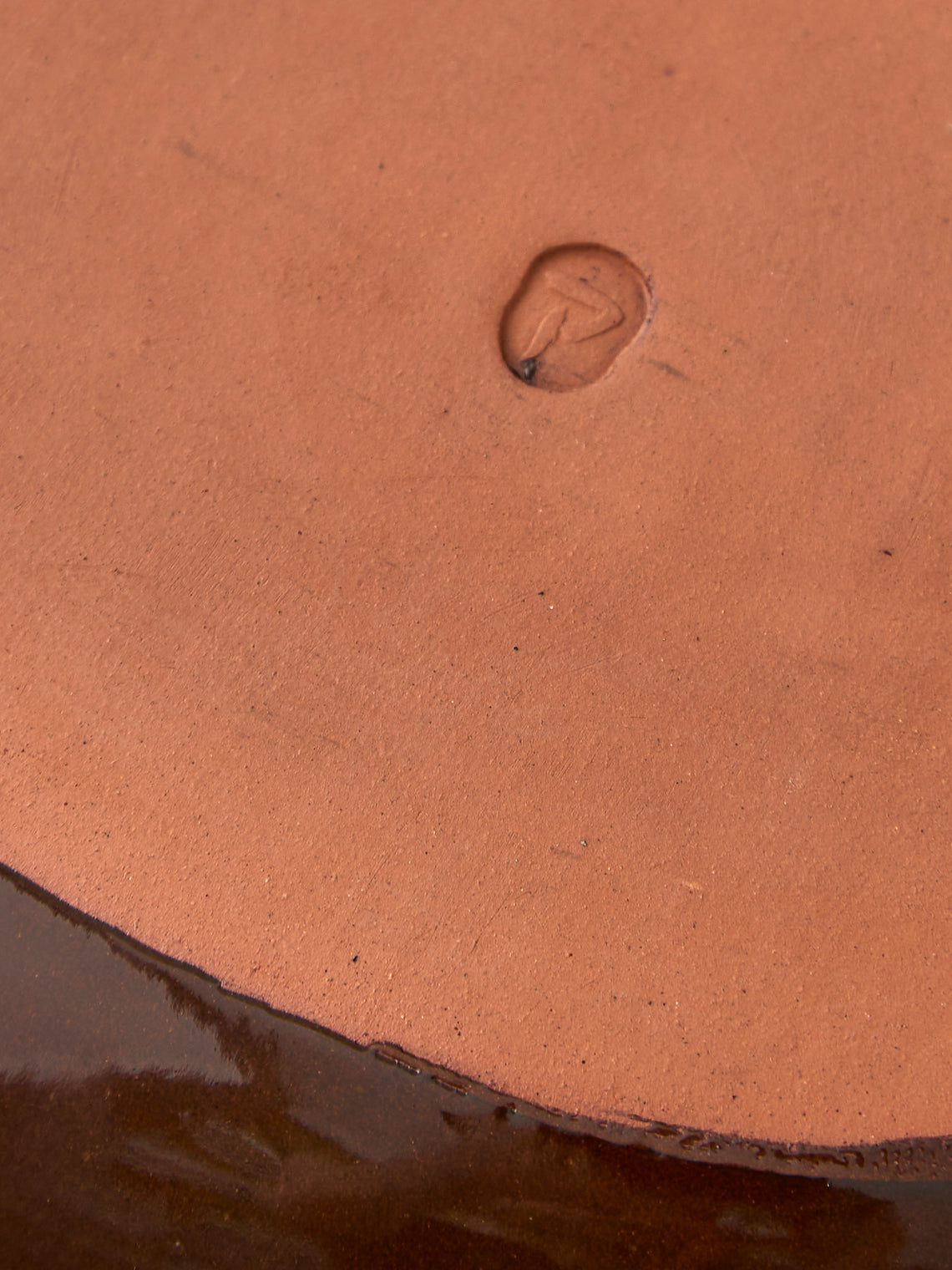 Aono Pottery - Slipware Oval Dish - Brown - ABASK