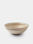 Fuminari Araga - Kohiki Ceramic Shallow Bowls – 6in/15cm (Set of 4) - White - ABASK - 