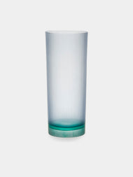 Takeyoshi Mitsui - Silence Hand-Blown Glass Highballs (Set of 2) - Blue - ABASK - 