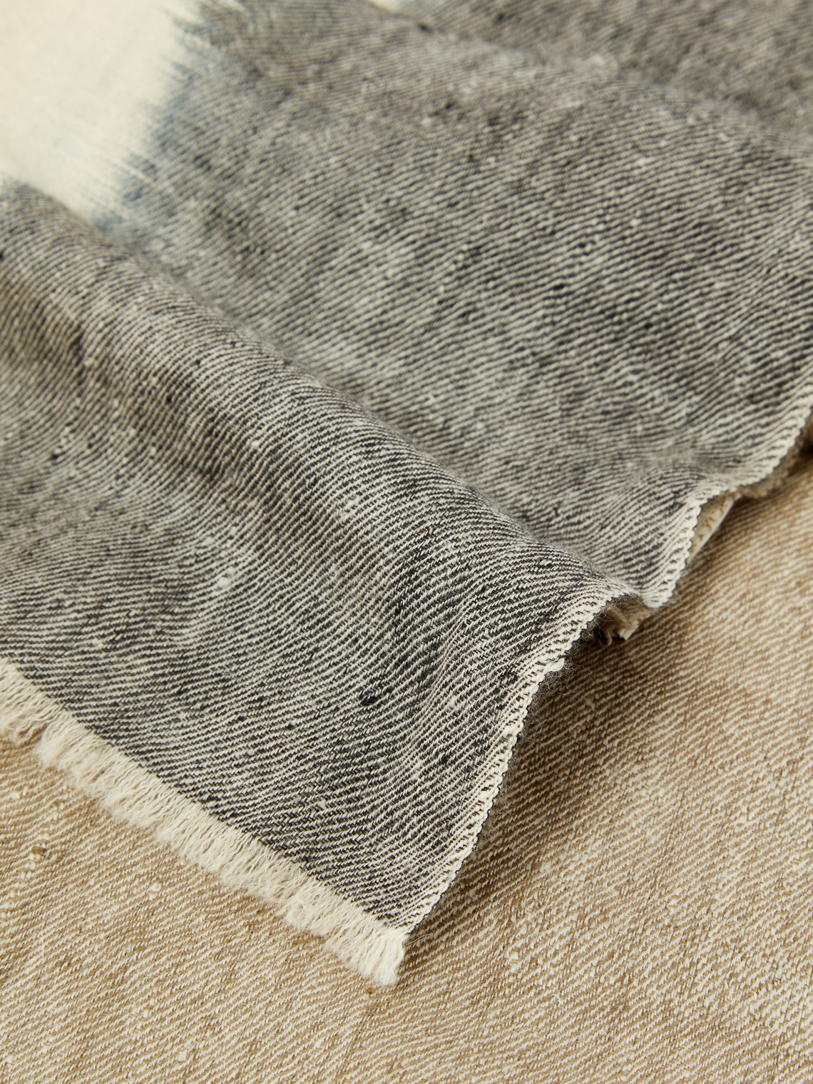 Me & K - Ikat Cashmere Ombré Scarf - Beige - ABASK