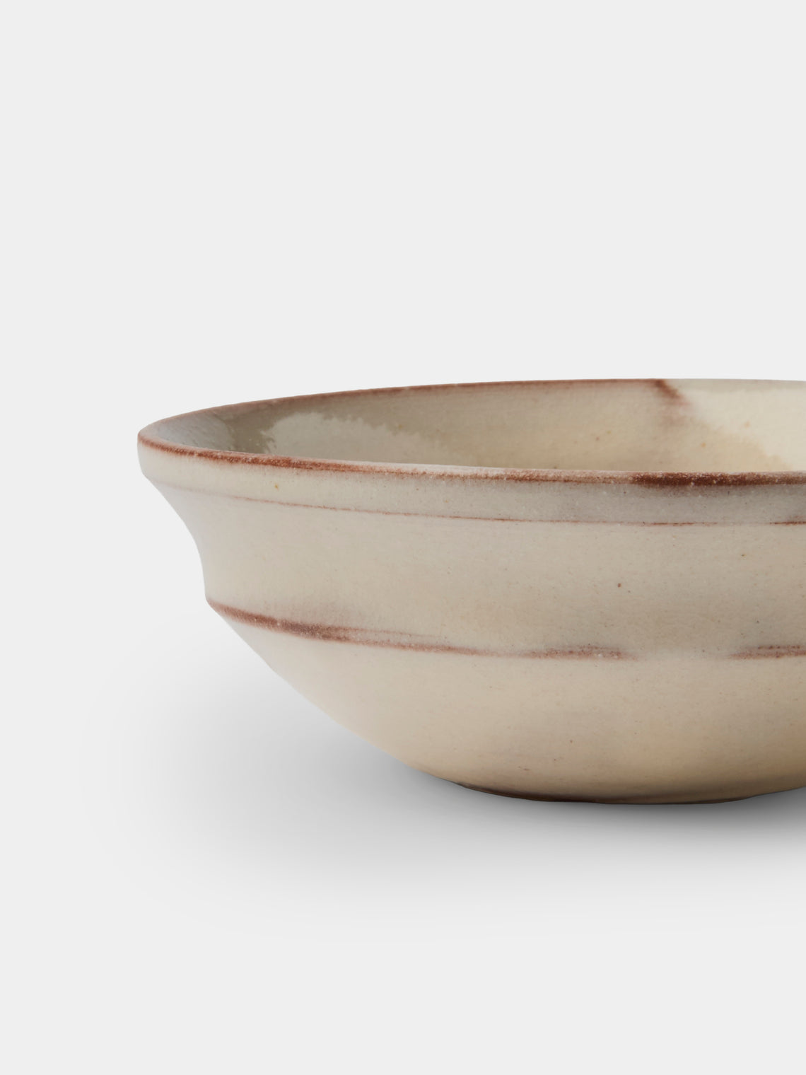 Fuminari Araga - Kohiki Slipware Shallow Bowls – 3.5in/9.5cm (Set of 4) - White - ABASK