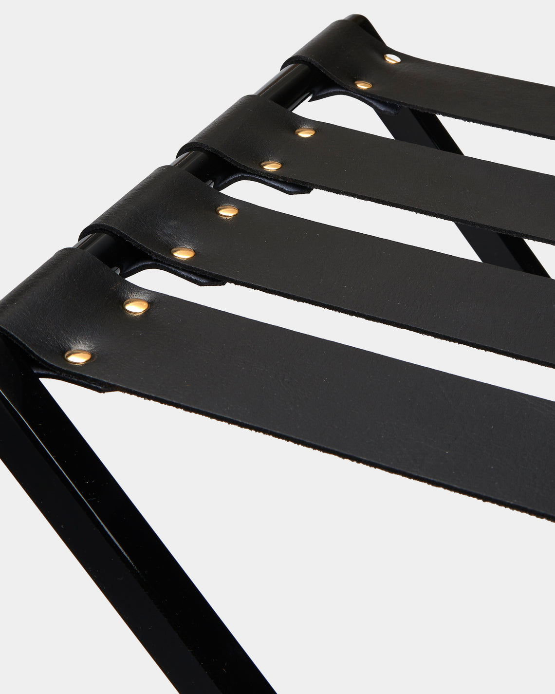 Fornasetti - Leather and Wood Tray Holder - Black - ABASK